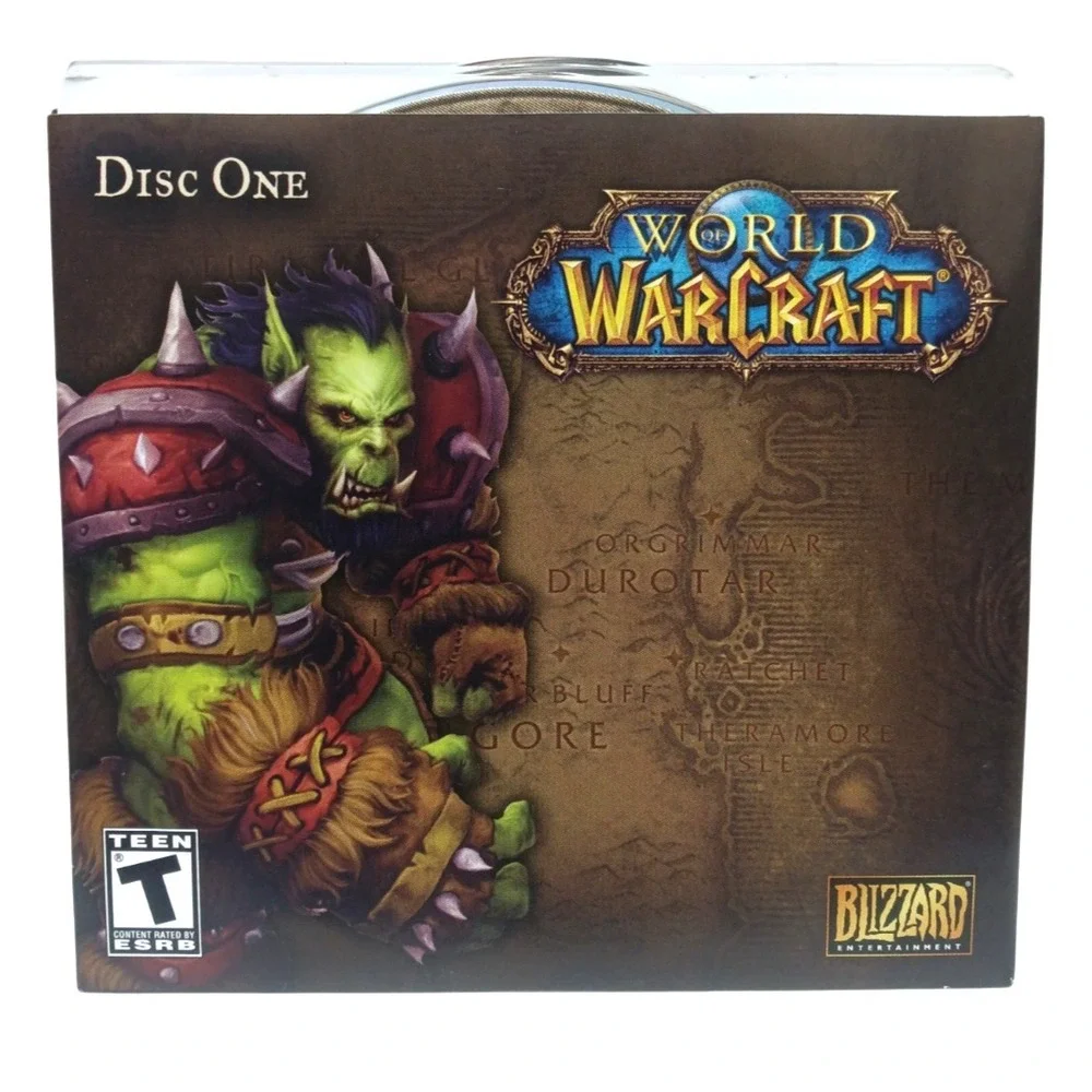 VTG WORLD OF WARCRAFT Original Big Box PC Windows Game Blizzard; New Open‎ Box
